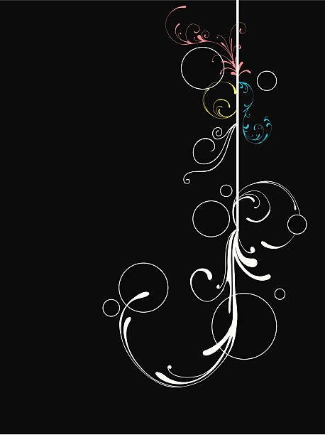 Abstract design vector art illustration