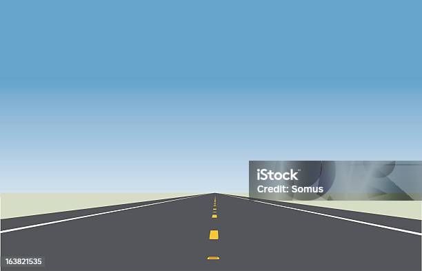 Estrada Ilustração - Arte vetorial de stock e mais imagens de Estrada - Estrada, Estrada Principal de duas faixas, Estrada principal