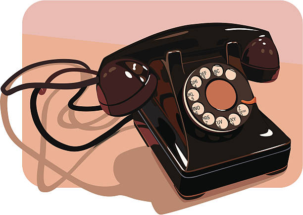 oldphone2 - ilustração de arte em vetor