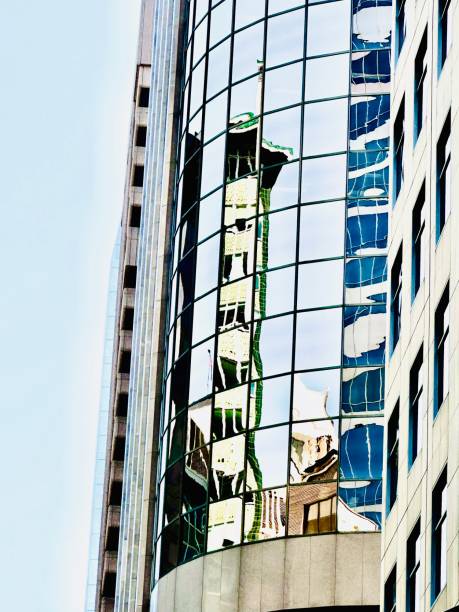 istock Tower reflection of other builiding 1638240344