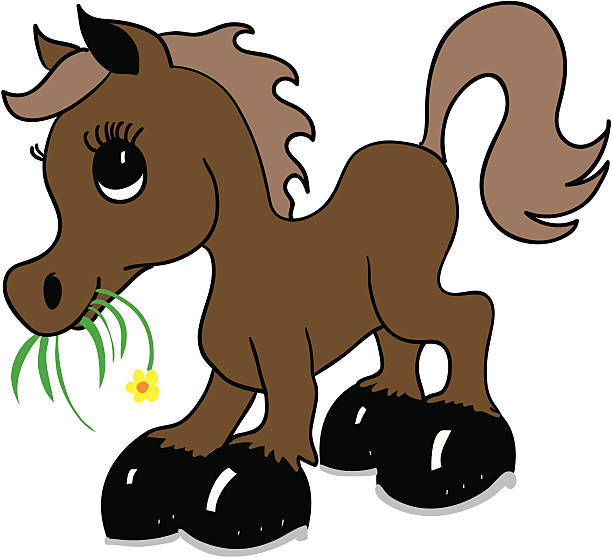 Linda Little Pony: - ilustración de arte vectorial