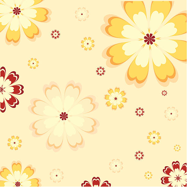 Flower Card Vector vector art illustration