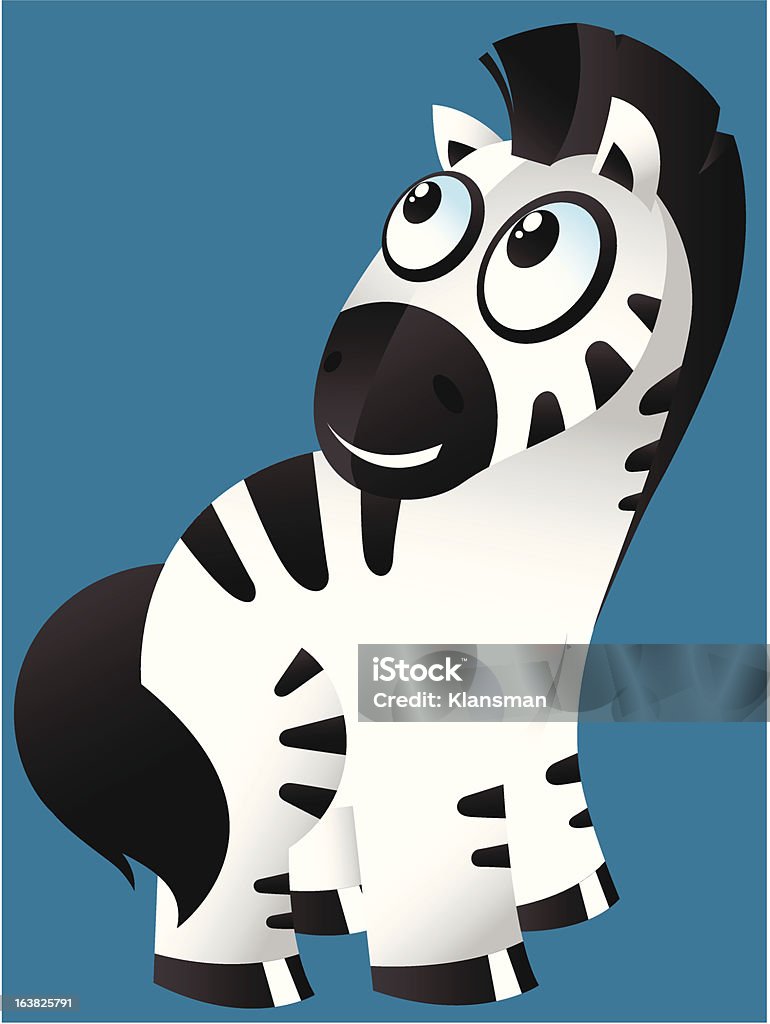 zebra - arte vettoriale royalty-free di Animale