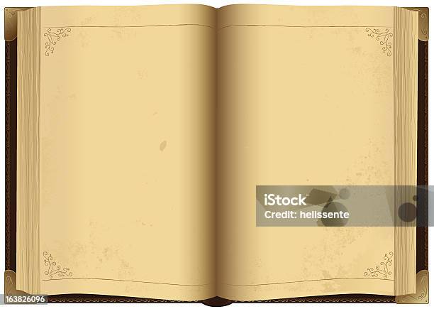 Старая Книга — стоковая векторная графика и другие изображения на тему Антиквариат - Антиквариат, Без людей, Бумага