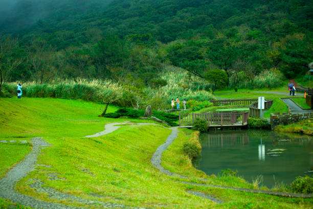 Erziping, a famous scenic spot in the suburbs of Taipei, Taiwan, Yangmingshan