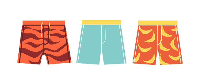 Trunks En Vector Man Trunks Vector Set Stock Illustration - Download Image Now - Boxer ...