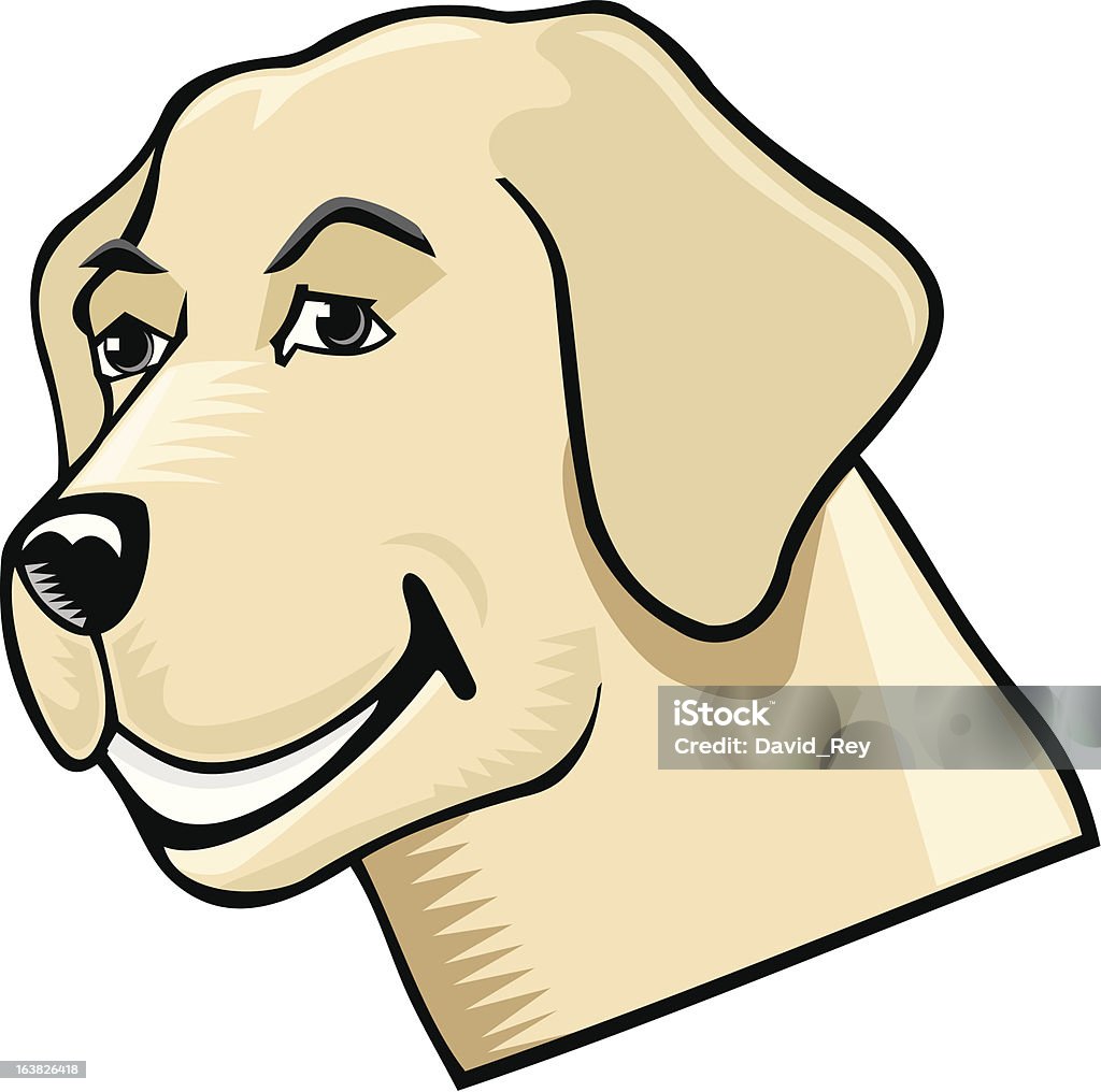 Labrador dessin 2 - clipart vectoriel de Golden retriever libre de droits