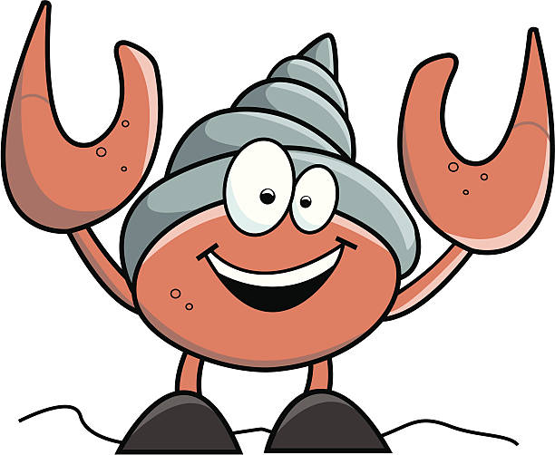 crab vector art illustration