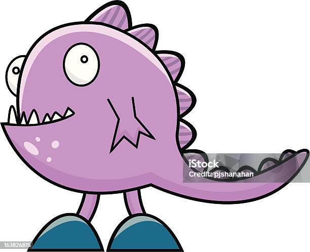 Pink Monster Stock Illustration - Download Image Now - Animal, Cartoon, Cheerful