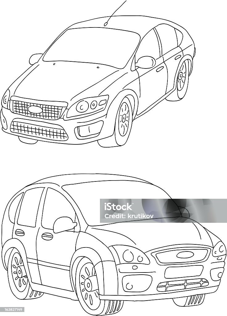 Samochód - Grafika wektorowa royalty-free (Abstrakcja)