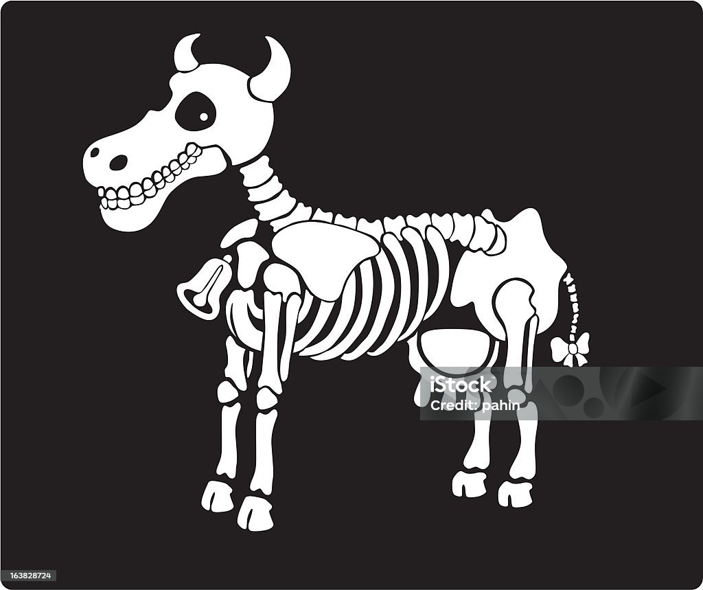 Vacas röntgen - arte vectorial de Ganado domesticado libre de derechos