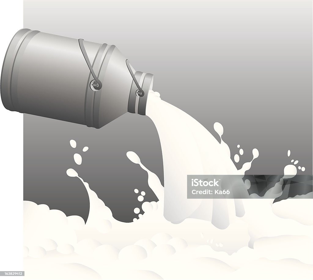 Контейнер для молока - Векторная графика Молоко роялти-фри