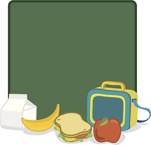 ilustrações, clipart, desenhos animados e ícones de crianças luncbox - lunch box child school lunch