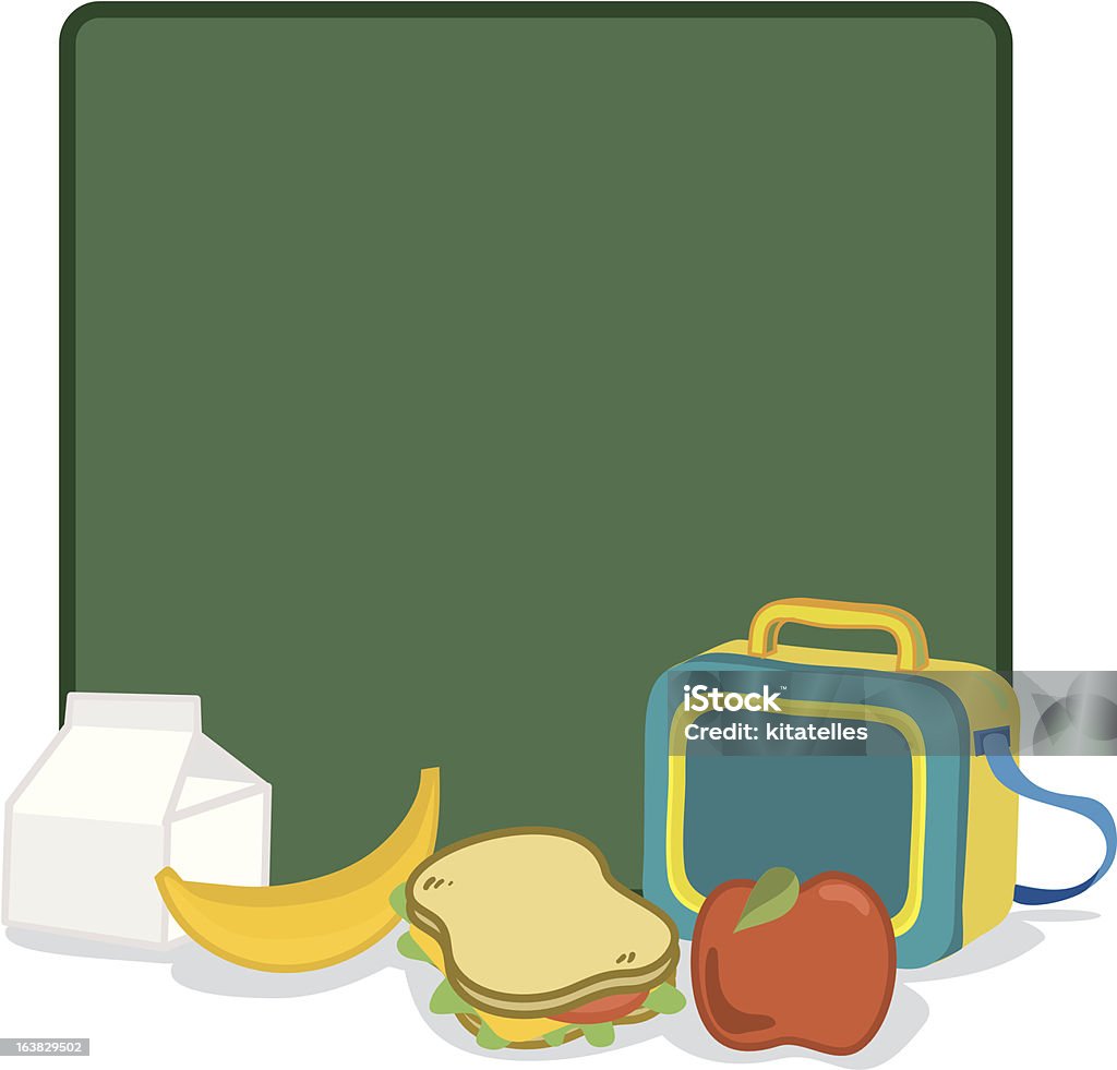 дети luncbox - Векторная графика Коробка для завтрака роялти-фри