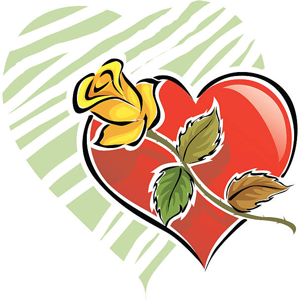 Yellow Roses Heart Shape 290+ Yellow Roses Heart Background Illustrations, Royalty-Free Vector ...