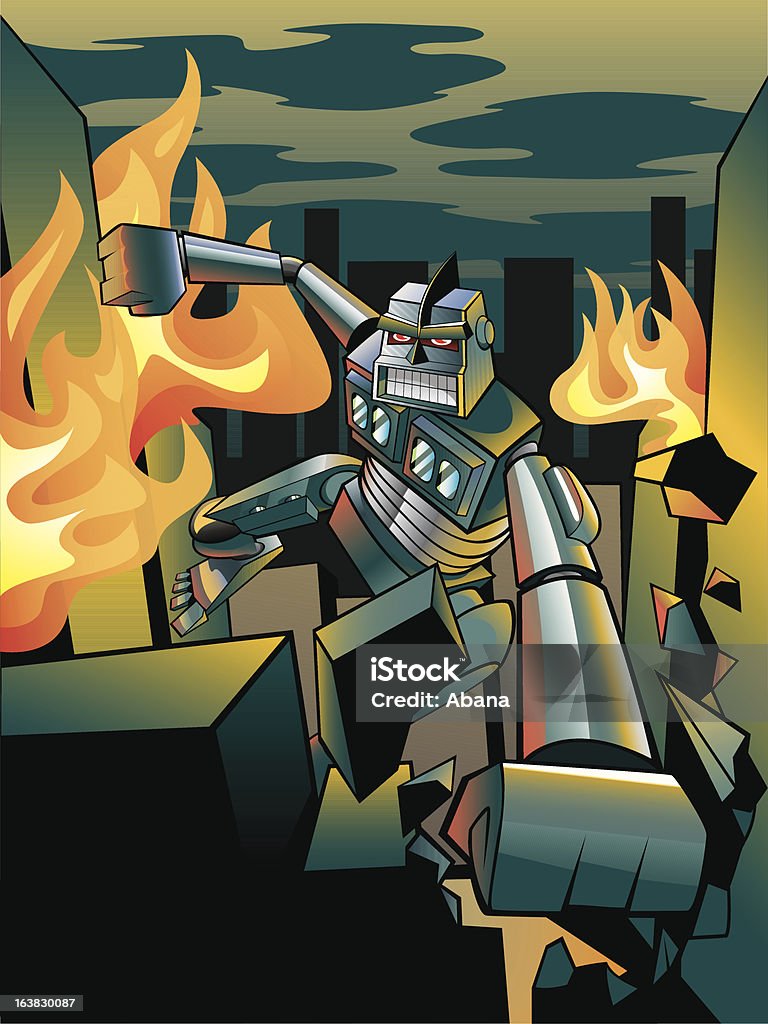 Robotwars - Векторная графика Робот роялти-фри