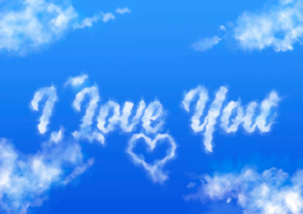 Cloud-sky text message concepts writing