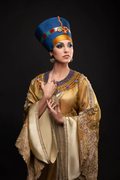 istock Egyptian queen Cleopatra studio portrait 1638320279