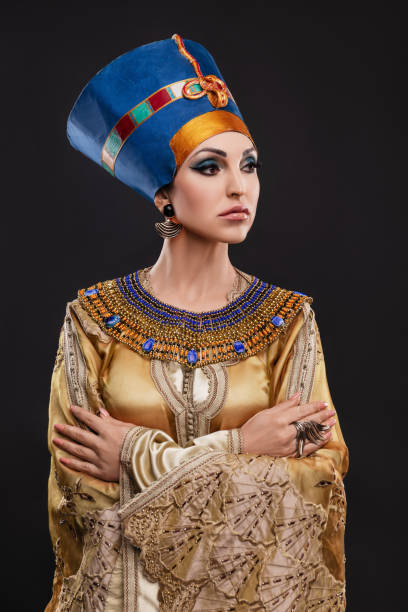 istock Egyptian queen Cleopatra studio portrait 1638320282
