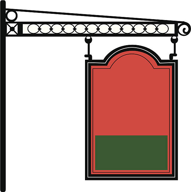 illustrazioni stock, clip art, cartoni animati e icone di tendenza di pub-segnale - pub