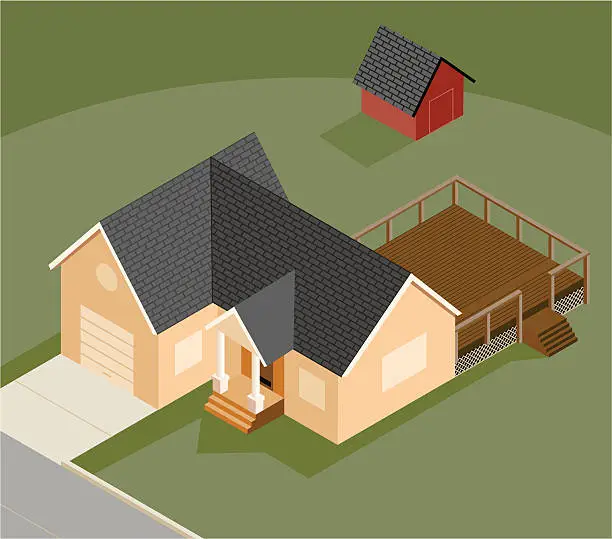 Vector illustration of Small Home