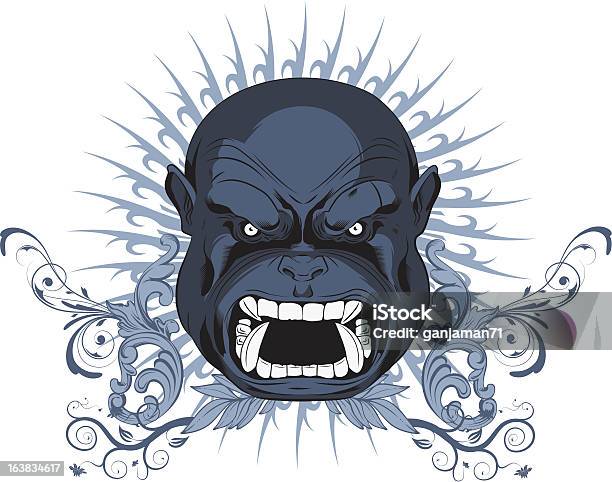 Abstract Angry Face Angry Face Stock Illustration - Download Image Now - Animal, Art, Arts ...