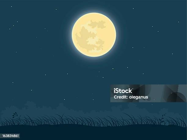 Moon - Stockowe grafiki wektorowe i więcej obrazów Astronomia - Astronomia, Bez ludzi, Ciemny