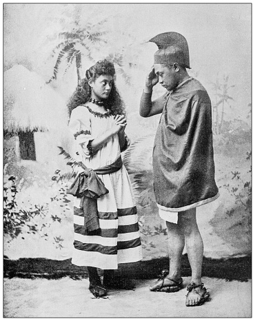 Hawaii, antique photo: Rejected Prince, Kalanikupule
