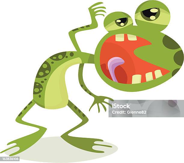 Sleepy Or Goofy Frog Stock Illustration - Download Image Now - Tree Frog, Amphibian, Animal