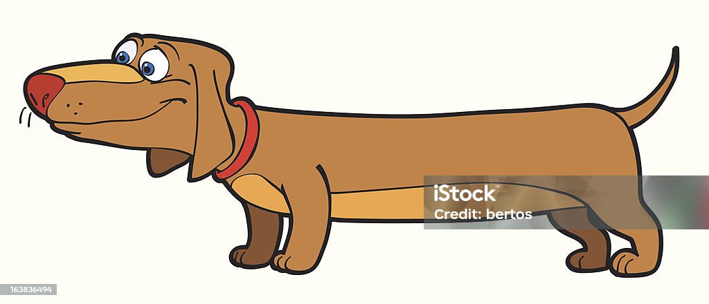 Téckel - clipart vectoriel de Animaux de compagnie libre de droits