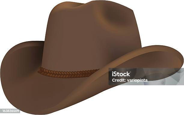 Western Has Stock Illustration - Download Image Now - Brown, Clothing, Cut Out