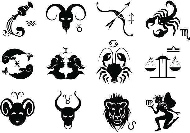 zodiac sign vector vector art illustration