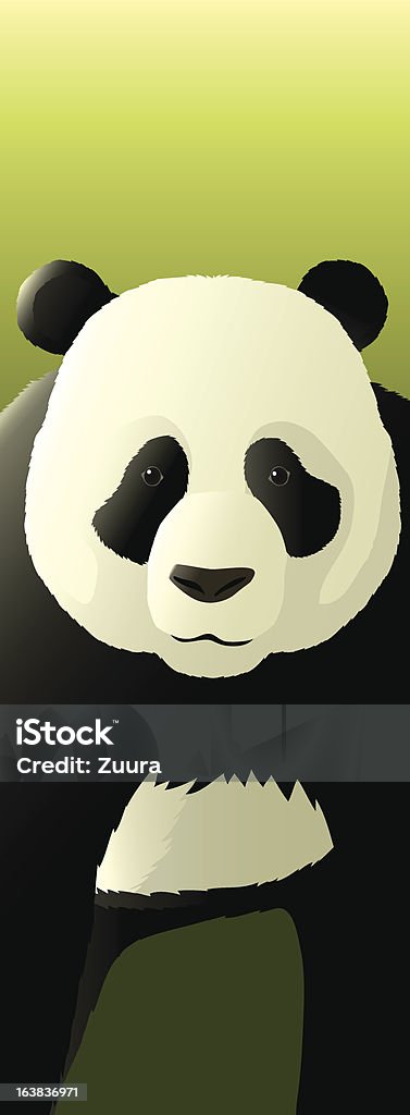 Espécies em risco de extinção, Panda Bear - Vetor de Animais em Extinção royalty-free