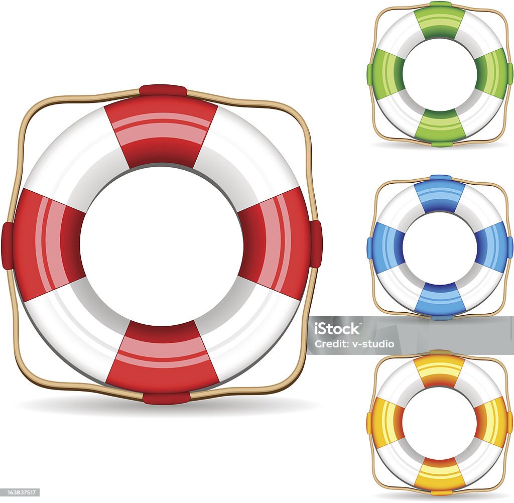 Rettungsring zu Symbol - Lizenzfrei Biegung Vektorgrafik