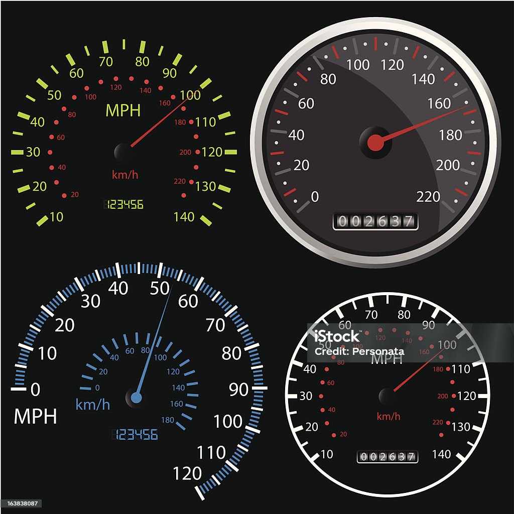 速度計 - アイコンのロイヤリティフリーベクトルアート
