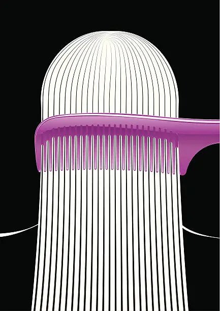 Vector illustration of Hair Comb