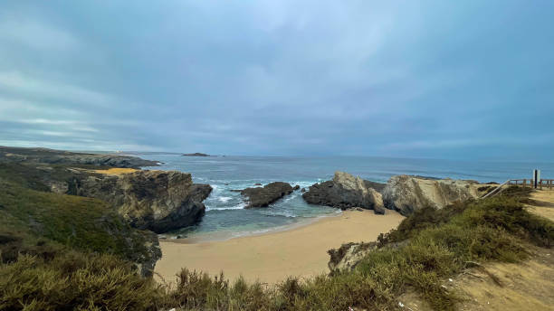 istock Serene coastal view at Buizinhos Beach 1638383531
