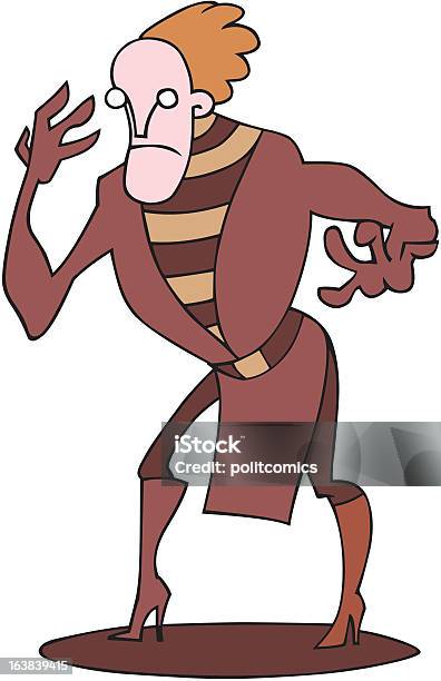 Grotesque 001 Stock Illustration - Download Image Now - Adult, Awe, Brown