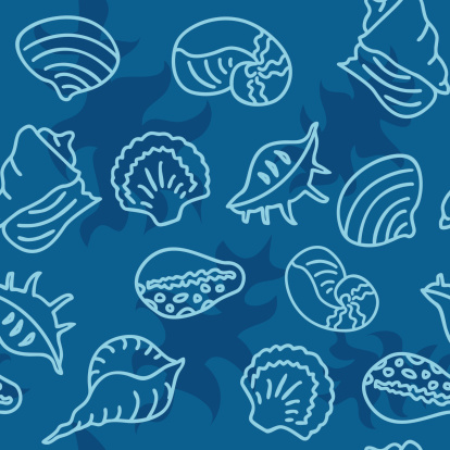 Seamless Conch Pattern