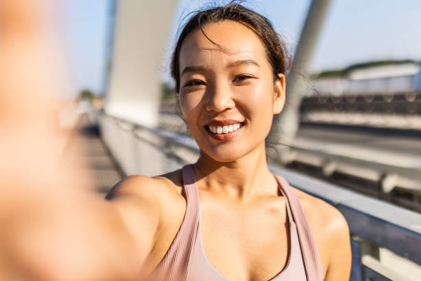 istock Young and Attractive Sports Women's Post-Workout Selfie 1638425822