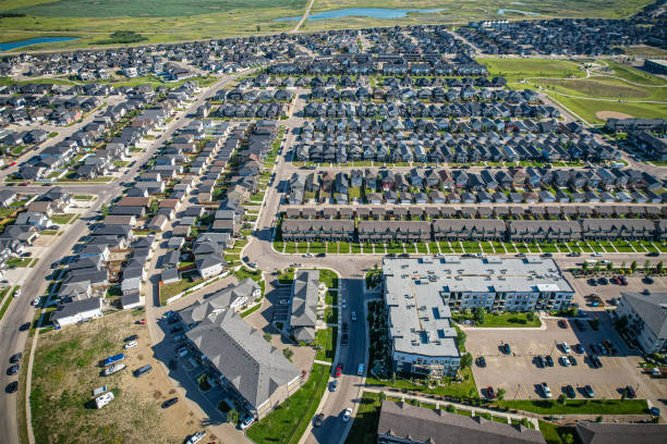 istock Evergreen Aerial in Saskatoon 1638428070