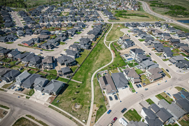 istock Evergreen Aerial in Saskatoon 1638429131