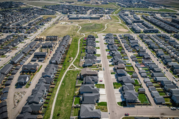 istock Evergreen Aerial in Saskatoon 1638429267
