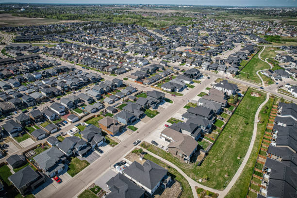 istock Evergreen Aerial in Saskatoon 1638430163