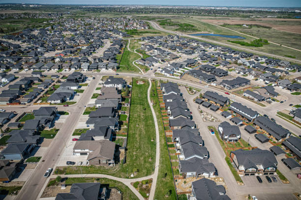 istock Evergreen Aerial in Saskatoon 1638430166