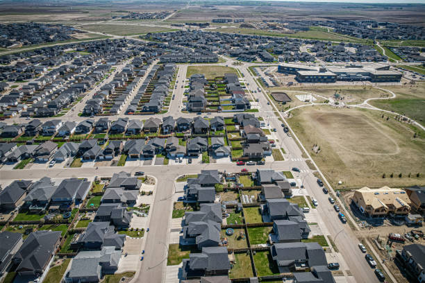 istock Evergreen Aerial in Saskatoon 1638430687
