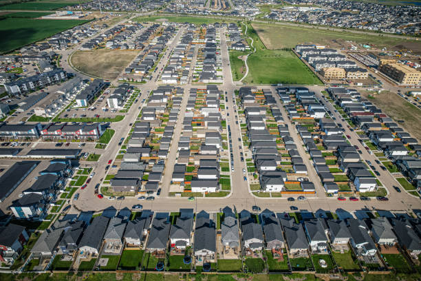 istock Evergreen Aerial in Saskatoon 1638431713