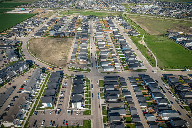 istock Evergreen Aerial in Saskatoon 1638431720