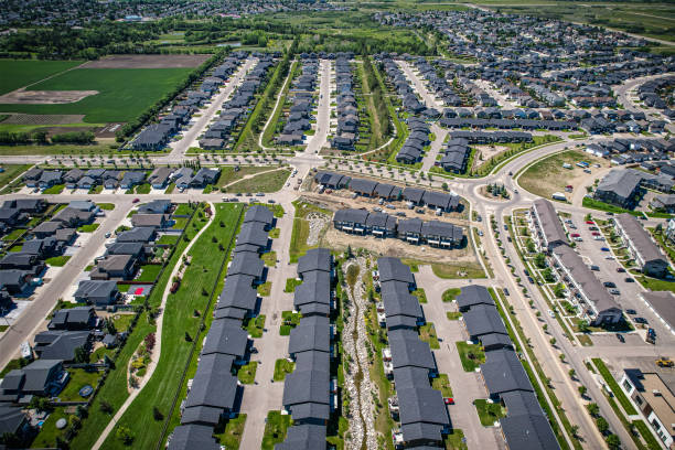 istock Evergreen Aerial in Saskatoon 1638433567