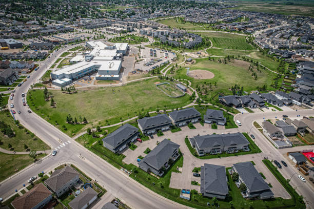 istock Hampton Village Aerial in Saskatoon 1638440294